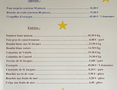 Produits de fêtes (page 1)